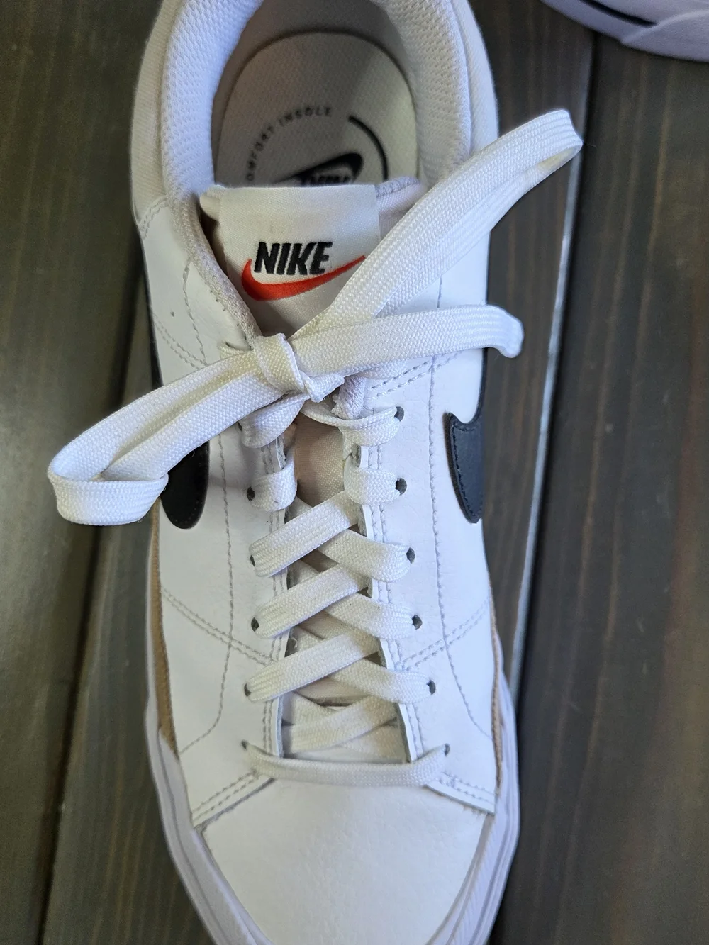 Nike Court Legacy Next Nature Sneakers White Black Womens 9.5 Casual Shoes - Picture 9 of 11